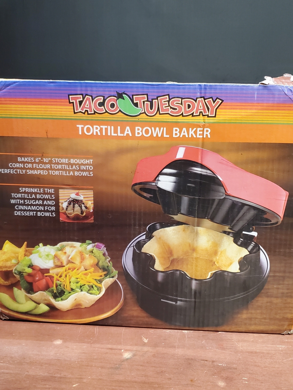 Taco Tuesday Tortilla Bowl Maker New in Box